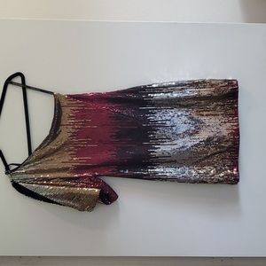 Tight sequence dress